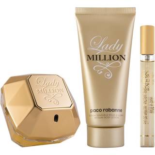 Paco Rabanne Lady Million Gavesæt 80ml EDP + 10ml EDP + 100ml Body Lotion