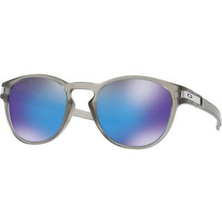 Oakley Unisex OO9265 LATCH 926532 Solbriller O_matter Grå Blå Rund Polariseret Prizm