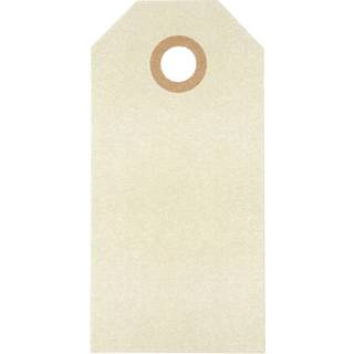 Creme Manilamærker 4x8 cm - 20 stk. i pakke