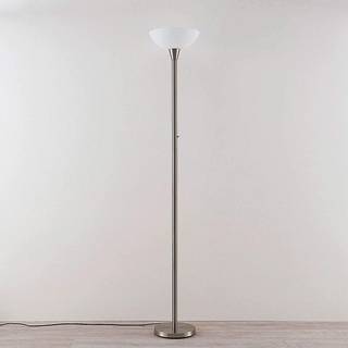 Lindby gulvlampe Ignacia, messingfarvet, glas, 180 cm, E27