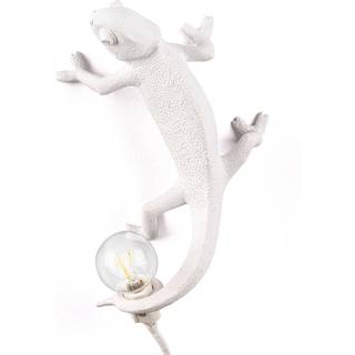 Seletti - Chameleon Lamp Going Up - Væglamper - Marcantonio - Hvid