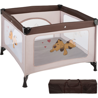 Kravlegård Tommy Junior 105x105x78cm - brun