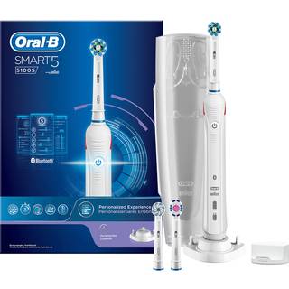 Braun Oral-B tandbørste Smart5 5100S (inkl. 3 børster+Smartphone Holder+rejseetui)