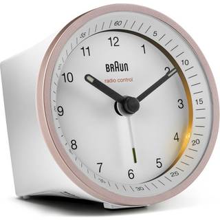 Braun BC07 - alarm clock - round - quartz - desktop - black