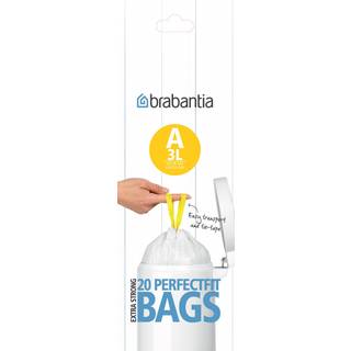 Brabantia ekstra stærke affaldsspand liners 20 stk - 3 liter