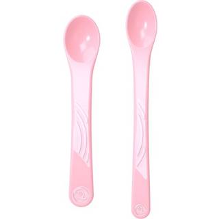 Twistshake Feeding Spoon Set teske 4+m Pastel Pink 2 stk. - 2 stk.