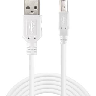 USB 2.0 A-B han 5m, Sandberg 502-80 (Udsalg  kun 1stk)