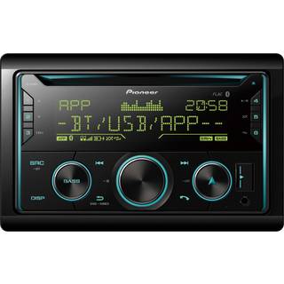 Pioneer FH-S720BT, bilstereo med bluetooth, CD och 3 par lågnivå