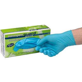 SemperGuard Comfort nitrilhandsker blå 100stk