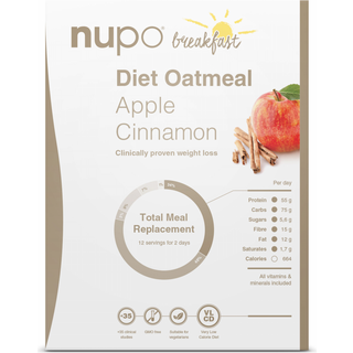 Nupo Diet Oatmeal Apple Cinnamon (12x32 g)