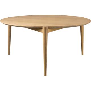 FDB Møbler - D102 Søs Sofabord - Massiv eg - Ø85 cm