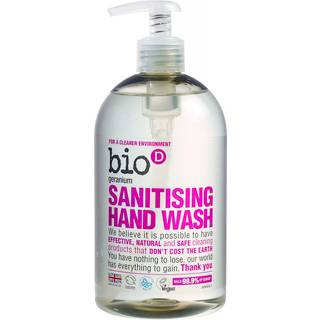 Bio-D - Antibakteriel Håndsæbe - Geranium & Grapefrugt Duft - 500 Ml
