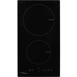 Induktionskogeplade Med 2 Brændere Touch Control Glas - 28.8 cm / 3500 w