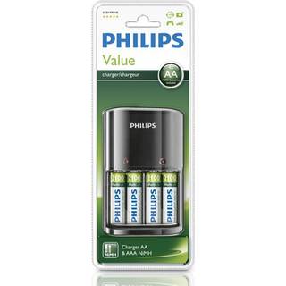 Philips MustLife Batterioplader - Inkl. 4 x AA 2100 mAh