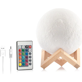 Genopladelige LED-Lampe Måne Moondy InnovaGoods