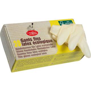 Tynde latex handsker i str. M FSC - 1 pakke - Biogan