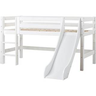Hoppekids ECO Luxury halvhøj seng med rutsjebane 90x200 cm