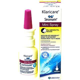 Orifarm Klaricare Næsespray mini Medicinsk udstyr 30 ml