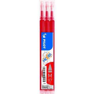 PILOT Refill 3-pak FriXion udviskeligt blæk 0,7 rød 356063