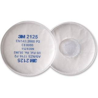 3M Partikelfilter, P2 R, 2125 till andningsskydd, 10XHGV mot fina partiklar