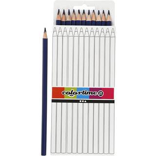 Colortime Mørk Blå Farveblyanter - 12 stk. 3 mm