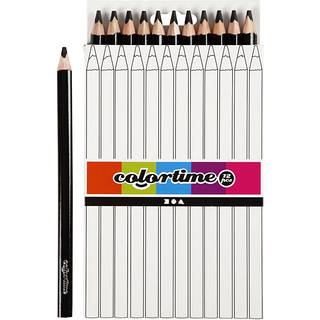 Colortime Jumbo Farveblyanter - 12 stk. 5 mm mine
