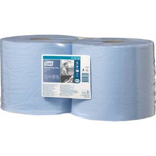 Tork Plus W1 2-lags aftørringspapir 130052 blå, 2 ruller