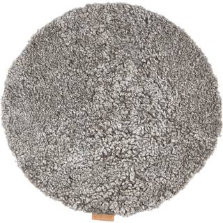 Shepherd Ida Stolehynde Uforet 38 Cm Rund Grafitgrå - Hynder Læder Grey Graphite - 500-0038069