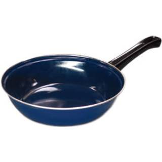 Riess Classic Omas Emaillepfanne 18 cm - Emaille mit Kunststoffgriff - Blau