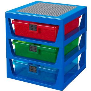 LEGO Opbevaring med 3 skuffer - rød