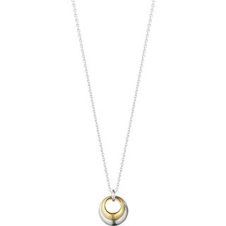 CURVE halskæde med vedhæng, Georg Jensen, 18 kt. guld / Sterlingsølv