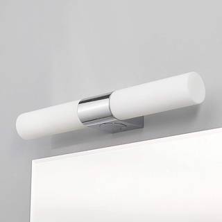 Lindby spejllampe Ziva, fatning, hvid, glas, IP44