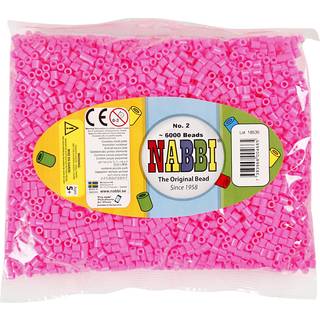 Nabbi Rørperler | 6000 stk. | Rosa (2)