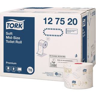Toiletpapir Tork Premium T6 Middelstor 2-lag 90 m. 27 stk.