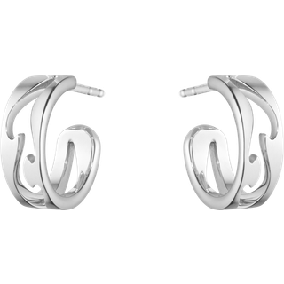 FUSION åben øreringe, Georg Jensen, 18 kt. hvidguld