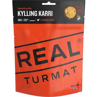 Frysetørret mad / campingmad Real Turmat Chicken Curry / Kylling karri, portionspakke, 500 g