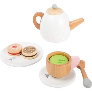Small foot Wooden Tea Set with Cookies legetøjssæt af træ 3 y+ 17 stk. - 17 stk.