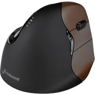 Evoluent VerticalMouse 4 Small Wireless - Vertical mouse - Optisk - 6 knapper - Brun