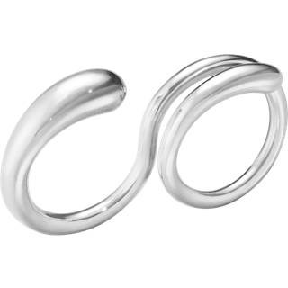 Georg Jensen Mercy dobbeltring i sølv