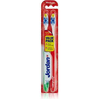 Jordan Total Clean Medium Tandbørster - Assorteret Farver