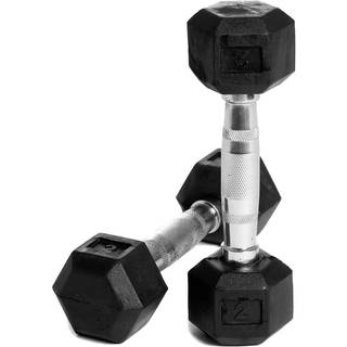 Hexhåndvægt gummi, JTC Power, 2 kg