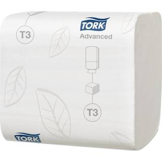Tork toiletpapir Advanced T3 i ark 2 lag, 9072 ark