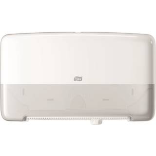 TORK Dispenser Toiletpapir T2 Jumbo Twin Mini Hvid 256 x 432 x 146 mm (555500)