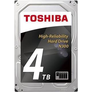 TOSHIBA N300 NAS 4TB SATA 128MB 7200RPM 6GB/S 24X7 BULK INT