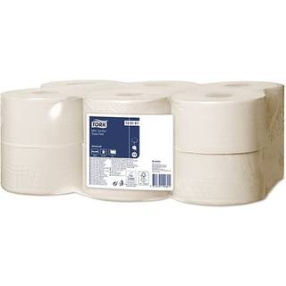 TORK Toiletpapir T2 Jumbo Mini P 240 m 12 rl 1-lag Ø18,8 cm Universal (120161)