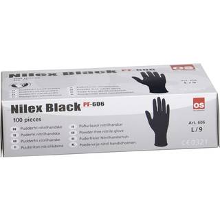 Nitrilhandske Nilex Black - pudderfri - 100 stk. XL