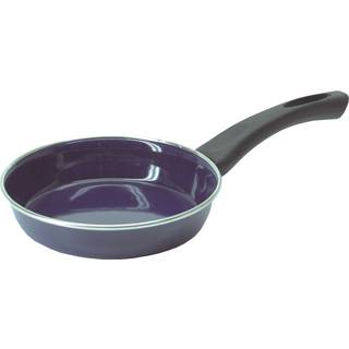 Riess Classic Omas Emaillepfanne 28 cm - Emaille mit Kunststoffgriff - Blau