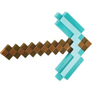 Minecraft hakke 40 cm - Plastik Diamant pickaxe
