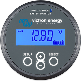 Batteriovervågning / batterisensor Victron BMV-712 Smart, 6.5 - 70 V, sort, med shunt 500 A