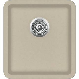 køkkenvask granit enkelt vask beige